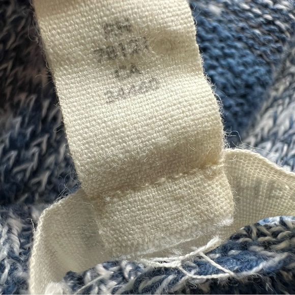 Eileen Fisher organic linen stripe scoop neck sweater 17820 - Picture 7 of 8